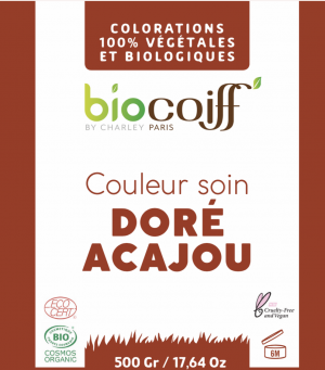 doré acajou coloration bio et végétale